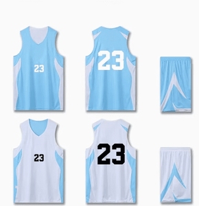 Ensemble de basketball pour femmes grandes tailles OEM, nom et numéro personnalisés, jersey d'entraînement respirant antibactérien à séchage rapide - Product Image 3