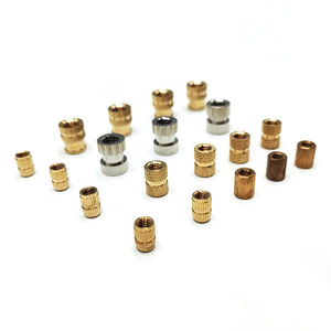 Knurled Nuts Metric <b>Thread</b> <b>Inserts</b> Copper Material Right Hand Fully Threaded With Through Holes And Blind Holes - Product Image 1