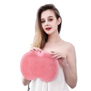 Bade körper bürste Fuß rücken <span class=keywords><strong>massage</strong></span> kissen Silikon Peeling rutsch festes Bade kissen mit Saugnapf - Product Image 1