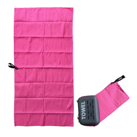 Serviette de sport, de voyage et de gym Ujoy Gift, écologique, imprimée avec logo personnalisé, séchage rapide, en microfibre