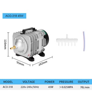 ACO 208/308 Series Oxygen <strong>Pump</strong> High Power AC Electromagnetic Air <strong>Pump</strong> for <strong>Aquarium</strong> - Product Image 4