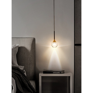 Lustre en cristal de luxe design, luminaire suspendu minimaliste transfrontalier pour salon, villa, lustres, luminaires suspendus - Product Image 5