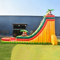 Toboggan aquatique gonflable géant pour enfants, toboggan aquatique gonflable pour location, fête, piscine