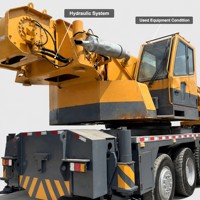 Grue tout-terrain d'occasion XCA200 200t, flèche télescopique 88m, hauteur de levage 115m, équipement de levage lourd pour projets mondiaux
