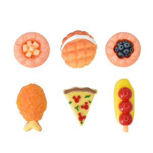 Cabujones de resina con forma de postres y pizzas, adornos de comida para manualidades, cocina en miniatura y accesorios para el cabello - Product Image 6