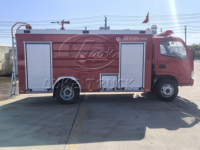 Prix compétitif, camion de pompiers DFAC 3000L, réservoir d'eau de 3 tonnes, véhicule de lutte contre l'incendie pour le service d'incendie municipal