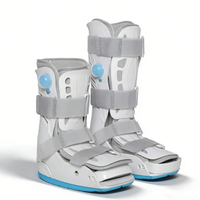 Botte de marche gonflable réglable pour la rééducation de la jambe, pour les entorses et fractures de la cheville, protection en polyester