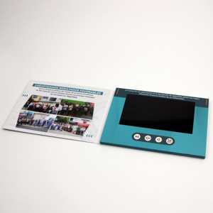 Prix de gros d'usine personnalisé pour le marketing d'entreprise carte papier lcd cartes cadeaux de voeux amusantes brochure vidéo - Product Image 3
