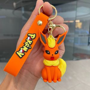 Porte-clés <span class=keywords><strong>Pok</strong></span>émon Famille Eevee Pikachu Pendentif de sac à dos Figurine - Product Image 1