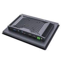 PC industriel sans ventilateur avec écran tactile 15,6 pouces, étanche IP65, prise en charge de la tension large bande 9V-36V pour usine intelligente et logistique