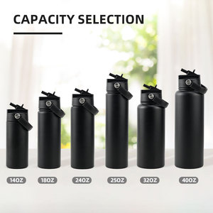 Botella de Agua Aislada Personalizada OEM de 32oz con Tapa de Paja Bloqueable, Cubierta Deslizante Antipolvo, Termo de Acero Inoxidable - Product Image 5