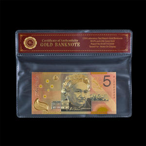 Billetes de papel personalizados de Australia, billetes de oro, billetes de banco, billetes de papel coleccionables sin moneda para recuerdo - Product Image 1