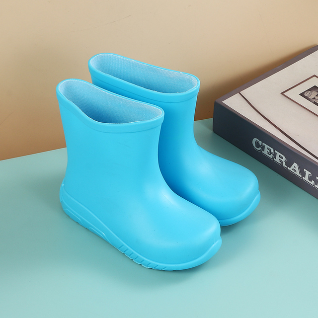 Children's Eco-Friendly Wholesale Waterproof Kids PVC Rain Boots Anti-Slip Rain Boot Kids