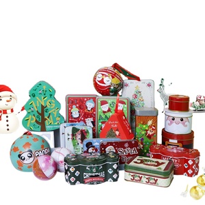 Metal box packaging custom manufacturers Easter candy cookies jewelry metal gift box Christmas tin box