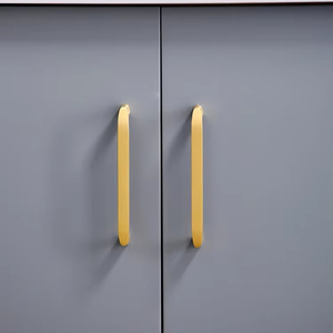 Poignées en laiton massif poignée de meubles en or moderne quincaillerie pour armoires de cuisine poignées de porte de placard commode armoire boutons de tiroir - Product Image 3