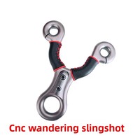 Slingshot de tir en acier inoxydable avec bande élastique circulaire haute précision DY -- Modèle Wandering pour la pêche au poisson
