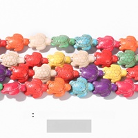 Perles de tortue en turquoise bleue pour bijoux, accessoires de bijouterie, fabrication artisanale, vente transfrontalière, semi-finies, best-seller
