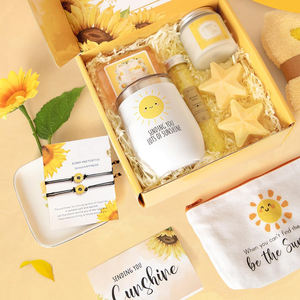 Nuevo oro amarillo Get Well Soon cesta de regalo <span class=keywords><strong>para</strong></span> mujeres depresión amigos post cirugía chicos venta al por mayor regalo de Navidad <span class=keywords><strong>para</strong></span> novia - Product Image 6