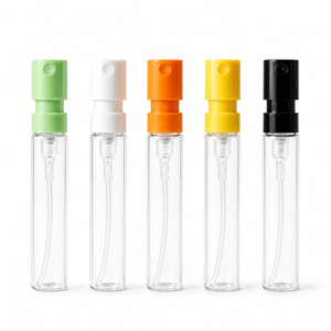 1.5ml 2ml 2.5ml Mini Portable Glass Perfume Sample Bottle with <strong>Spray</strong> Crimp Neck Travel Size Empty Atomizer - Product Image 1