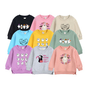 Vêtements pour enfants garçons et filles automne-hiver, pull-over pour garçons et filles, col rond, <span class=keywords><strong>sweat</strong></span>-shirt pour tout-petits, bébé, pour <span class=keywords><strong>Halloween</strong></span> - Product Image 1