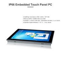 PC industriel à écran tactile étanche avec support VESA, conforme aux normes TPM 2.0 pour la sécurité du matériel