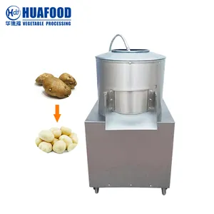 Electric Brush Sugar cane Type Taro Cassava Ginger Carrot And Potato Washing And Peeling Machine / Wool Roller Cleaning And Peel