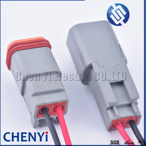 Deutsch DT serisi 2 Pin erkek kadın oto su geçirmez konnektör DT06-2S DT04-2P otomotiv elektrik teli demeti pigtail tak - Product Image 4