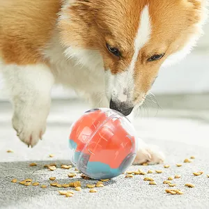 2023 Neuankömmling Leak Food Dog IQ Treat Ballspiel zeug Lustiger interaktiver Hundefutter spender Anti-Chocking Dog Puzzle Feeder Toy
