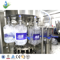 Máquina Llenadora de Botellas Grandes de 800 BPH, 5-15 L, Modelo XGF8-8-4