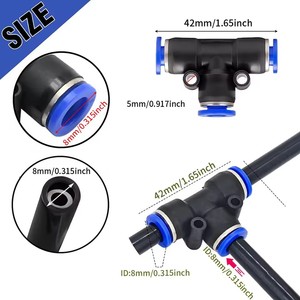 Kit de riego por goteo ajustable de 70 pies, sistema de microaspersión para jardín e invernadero, flexible, fácil de instalar, conexión rápida - Product Image 2