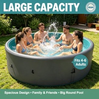 Piscine hors sol gonflable ultra-rigide de haute qualité, grande piscine I Go Drop Stitch pour jardin et extérieur