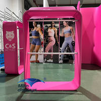 Milindisplays Présentoir de chemises personnalisé pour événements, en aluminium, pliable, étagère de supermarché, présentoir de salon professionnel, installation facile, exposition