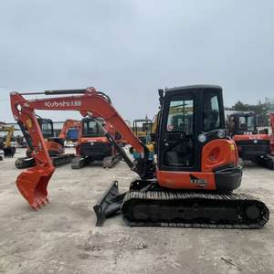 Mini-excavatrice sur chenilles hydraulique Kubota KX163-5 d'occasion, 5 tonnes, modèle compact de 1 à 6 tonnes, facile à utiliser et sans souci, U17 U27 U35 - Product Image 4