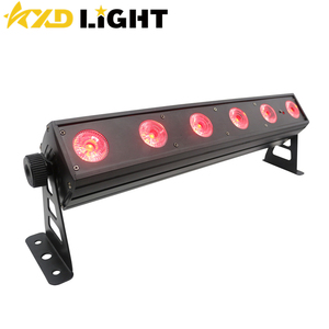 6X12W RGBWAUV LED Rondelle Murale Lumière Intérieur Scène Effet De Lavage Éclairage Sans Fil Batterie Architectural Bâtiment Façade Rondelle <span class=keywords><strong>DJ</strong></span> - Product Image 2