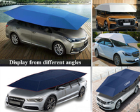 4.2m 4.8m 5.2m Anti-UV pare-soleil pliant automatique couvrant le toit de la voiture couverture parapluie parasol avec télécommande