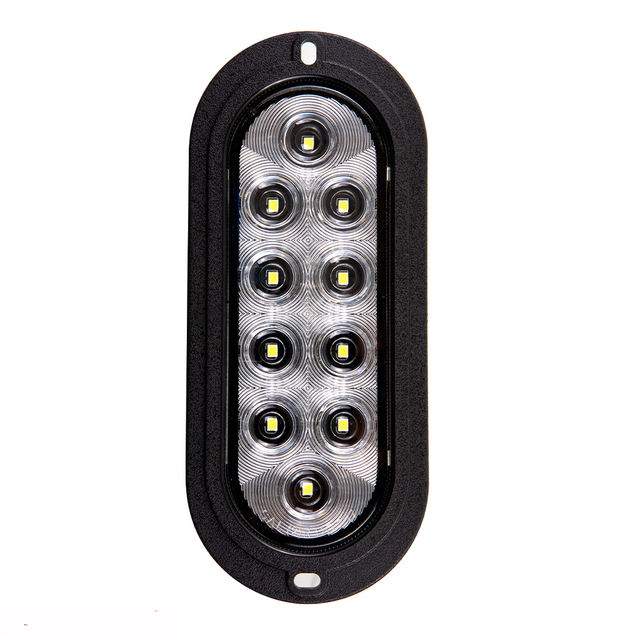 6" Oval LED Tail Lights New Style, Back-Up Truck Trailer LED Lamp DOT/SAE/FMVSS108/RoHS