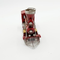 Offre Spéciale américain grand garçon modèle Train rétro moteur à vapeur Mini Train en métal à vendre pour les accessoires de photographie