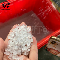 Granulateur HONTO HT-75 60-90kg/h pour le recyclage du plastique HDPE LDPE, équipement de broyage et de granulation à refroidissement par air