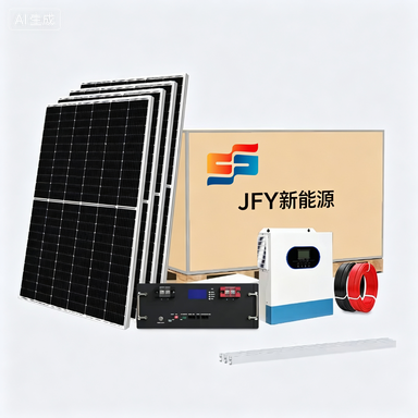 Customized Monocrystalline Silicon Solar Photovoltaic Power Generation System Complete Set 220V Off-Grid Energy Storage Inverter
