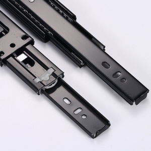 Glissières de tiroir à charge lourde, roulement à billes, triple extension, glissières de meubles, 62 g/pouce, fermeture douce - Product Image 4