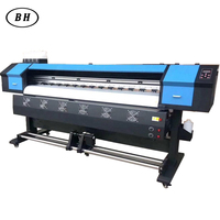 Impresora de Inyección de Tinta Digital XBH-1901, Impresora Eco Solvente con Cabezal de Impresión Xp600, Utilizada para Imprimir Pegatinas, Papel Fotográfico y Pancartas