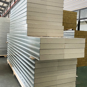 Kim loại hiện đại Polyurethane bọt lạnh lưu trữ phòng cách nhiệt tấm bánh <span class=keywords><strong>sandwich</strong></span> cho kho chống thấm nước chống cháy Tính năng - Product Image 5