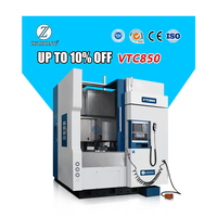 Torno Vertical CNC, Centro de Torneado VTC850, Fresadora Vertical CNC