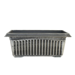 Leizisure Painted Plastic Rectangle Flowerpots Custom Ordinary Garden <strong>Vegetables</strong> Growing Plant <strong>Pot</strong> - Product Image 2