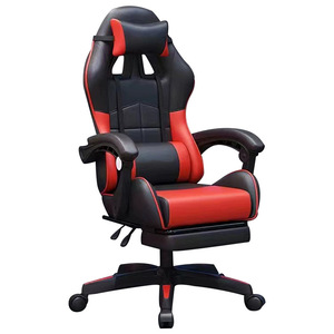 Gaming <b>Chair</b> Pu Leather Reclining Height Adjustable Swivel <b>Chair</b> For Home Office <b>Study</b> Room - Product Image 5