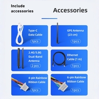 Modul Anti-Drone Kompak 5W Jangkauan 1-5km Analisis 2 detik OcuSync/RemoteID Deteksi Lokalisasi UAV Mode Ganda Kontrol Jarak Jauh 10+