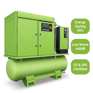 Compresor de Aire Portátil Industrial de 7.5KW, 4 en 1, Todo en Uno, 10HP, 11KW, 15KW, Compresor de Aire de Tornillo Eléctrico para Taller Automotriz - Product Image 1