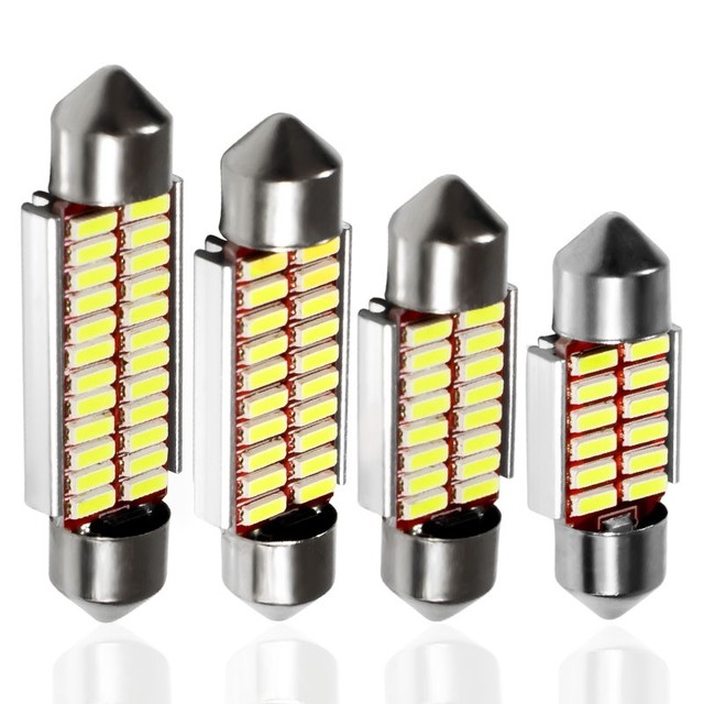 C0578 High Quality Super 31mm 36mm 39mm 41mm C5W C10W 4014 Smd Led Car Festoom Light Auto Interior Dome  Reading Bulb White 12V