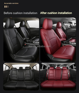 Coprisedili per <span class=keywords><strong>Auto</strong></span> Mazda 3 2014-2024, Set Completo in Pelle di Lusso, Accessori <span class=keywords><strong>Auto</strong></span> Impermeabili, Protezione <span class=keywords><strong>Sedili</strong></span> - Product Image 4