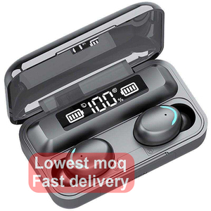 Prix le plus bas F9 5c Écouteurs sans fil Bluetooth étanches TWS avec affichage LED, pour sport et gaming, avec fonction Power Bank intégrée - Product Image 1